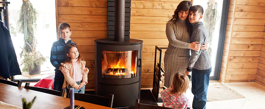 Morso Cast Iron Fireplace Insert Installation in Inkster, Michigan