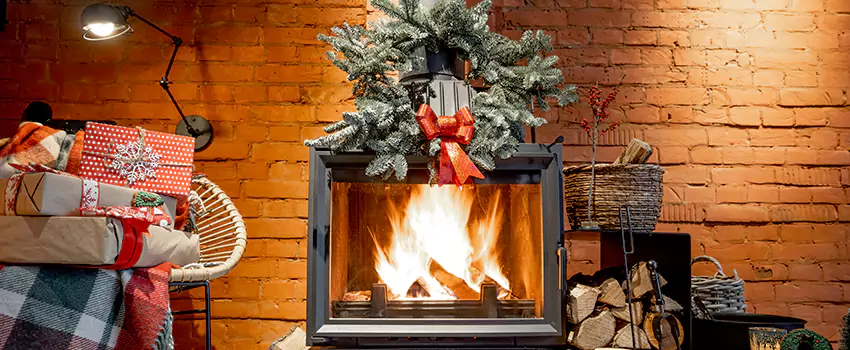 Travis Industries Linear Gas Fireplace Installation in Inkster, Michigan