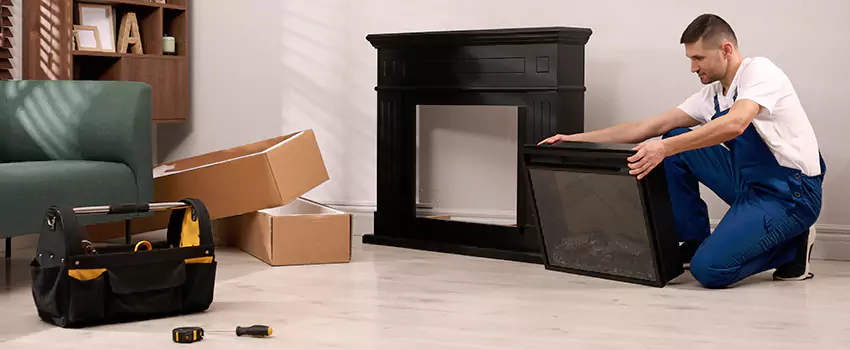 Old Rusted Metal Fireplace Repair And Replacement in Inkster, MI